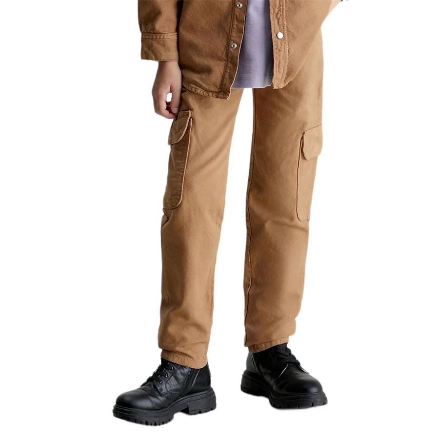 UTILITY REGULAR BROWN CANVAS Calvin Klein | CKIB0IB017081CD